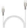 Kabel pleciony USB-C - USB-C FIXED 100W 1.2 m Biały Obsługiwane zasilanie [W] do 100