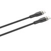 Kabel pleciony USB-C - Lightning FIXED 60W 0.5 m Czarny Obsługiwane zasilanie [W] do 60