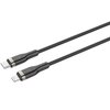 Kabel pleciony USB-C - Lightning FIXED 60W 0.5 m Czarny Gwarancja 24 miesiące