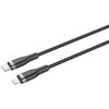 Kabel pleciony USB-C - Lightning FIXED 60W 2 m Czarny Gwarancja 24 miesiące