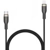 Kabel pleciony USB-C - Lightning FIXED 60W 2 m Czarny Obsługiwane zasilanie [W] do 60