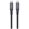 Kabel pleciony USB-C - USB-C FIXED 240W 1.2 m Szary