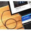Kabel pleciony USB-C - USB-C FIXED 240W 2 m Szary Obsługiwane zasilanie [W] do 240