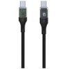 Kabel USB-C - USB-C FIXED z wyświetlaczem LCD 100w 2 m Czarny