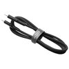 Kabel silikonowy USB-C - USB-C FIXED 60W 0.5 m Czarny Gwarancja 24 miesiące