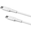 Kabel silikonowy USB-C - USB-C FIXED 60W 0.5 m Biały Obsługiwane zasilanie [W] do 60