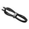 Kabel silikonowy USB-C - USB-C FIXED 60W 1.2 m Czarny Typ USB-C - USB-C