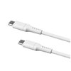 Kabel silikonowy USB-C - USB-C FIXED 60W 1.2 m Biały Obsługiwane zasilanie [W] do 60