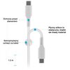 Kabel silikonowy USB-C - USB-C FIXED 60W 1.2 m Biały Typ USB-C - USB-C