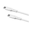 Kabel silikonowy USB-C - USB-C FIXED 60W 2 m Biały Obsługiwane zasilanie [W] do 60