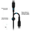Kabel silikonowy USB-C - Lightning FIXED 60W 2 m Czarny Typ USB-C - Lightning