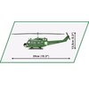Klocki plastikowe COBI Historical Collection Vietnam War Bell UH-1 Huey Iroquois COBI-2423 Waga z opakowaniem [g] 950