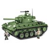 Klocki plastikowe COBI Historical Collection World War II M24 Chaffee COBI-2543 Materiał Plastik