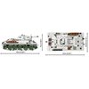 Klocki plastikowe COBI Historical Collection World War II T-34/76 mod 1941/42 COBI-2595 Wiek 10+