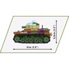 Klocki plastikowe COBI Historical Collection World War II Renault R35 - Valentine IX - Panzer I COBI-2740 Waga z opakowaniem [g] 515