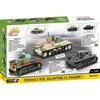 Klocki plastikowe COBI Historical Collection World War II Renault R35 - Valentine IX - Panzer I COBI-2740 Płeć Chłopiec