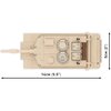 Klocki plastikowe COBI Armed Forces Abrams M1A2 COBI-3106 Wiek 6+
