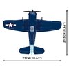 Klocki plastikowe COBI Historical Collection World War II Grumman F6F Hellcat COBI-5883 Materiał Plastik