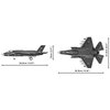 Klocki plastikowe COBI Armed Forces F-35B STOVL Lightning II COBI-5895 Załączona dokumentacja Instrukcja obsługi w języku polskim