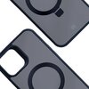 Etui 3MK Smoke Case Mag & Stand do Apple iPhone 12/12 Pro Czarny Model telefonu iPhone 12 Pro