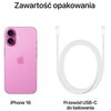 Smartfon APPLE iPhone 16 5G 128GB 6.1" Różowy 5G Tak