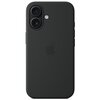 Etui APPLE Silicone Case MagSafe do iPhone 16 Czarny Dominujący kolor Czarny