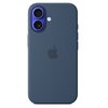 Etui APPLE Silicone Case MagSafe do iPhone 16 Denim