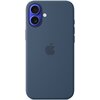 Etui APPLE Silicone Case MagSafe do iPhone 16 Plus Denim