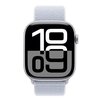 Apple Watch 10 GPS + Cellular 46mm koperta z aluminium (srebrny) + opaska sportowa (błękitny obłok) Komunikacja 4G (LTE) eSIM