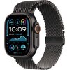 Apple Watch Ultra 2 GPS + Cellular 49mm koperta tytanowa (czarny) + bransoleta mediolańska z tytanu rozmiar L (czarny)