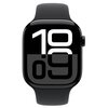 Apple Watch 10 GPS + Cellular 46mm koperta z aluminium (onyks) + pasek sportowy rozmiar M/L (czarny) Komunikacja 4G (LTE) eSIM