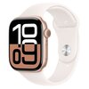 Apple Watch 10 GPS + Cellular 46mm koperta z aluminium (różowe złoto) + pasek sportowy rozmiar S/M (łagodny róż)