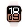 Apple Watch 10 GPS + Cellular 46mm koperta z aluminium (różowe złoto) + pasek sportowy rozmiar S/M (łagodny róż) Komunikacja 4G (LTE) eSIM