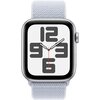 Apple Watch SE 2gen GPS 40mm koperta z aluminium (srebrny) + opaska sportowa (błękitny obłok) 2024 Komunikacja Bluetooth