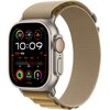 Apple Watch Ultra 2 GPS + Cellular 49mm koperta tytanowa (naturalny) + opaska Alpine M (beżowy)