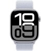 Apple Watch 10 GPS 42mm koperta z aluminium (srebrny) + opaska sportowa (błękitny obłok) Komunikacja Bluetooth