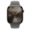 Apple Watch 10 GPS + Cellular 46mm koperta z tytanu (naturalny) + pasek sportowy rozmiar M/L (górska szarość) Komunikacja 4G (LTE) eSIM
