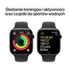 Apple Watch 10 GPS + Cellular 46mm koperta z tytanu (łupek) + pasek sportowy rozmiar M/L (czarny) Komunikacja NFC