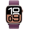 Apple Watch 10 GPS 42mm koperta z aluminium (różowe złoto) + opaska sportowa (dojrzała śliwka) Komunikacja Bluetooth