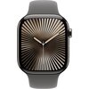 Apple Watch 10 GPS + Cellular 42mm koperta z tytanu (naturalny) + pasek sportowy rozmiar M/L (górska szarość) Komunikacja 4G (LTE) eSIM