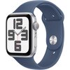 Apple Watch SE 2gen GPS + Cellular 40mm koperta z aluminium (srebrny) + pasek sportowy rozmiar M/L (denim) 2024