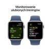 Apple Watch SE 2gen GPS + Cellular 40mm koperta z aluminium (srebrny) + pasek sportowy rozmiar M/L (denim) 2024 Kompatybilna platforma iOS