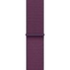 Pasek do Apple Watch (38/40/41/42mm) Dojrzała śliwka Materiał Elastan