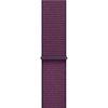 Pasek do Apple Watch (44/45/46/49mm) Dojrzała Śliwka Materiał Elastan