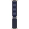 Pasek do Apple Watch (44/45/46/49mm) S Granatowy (Tytan naturalny) Materiał Elastan