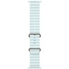 Pasek do Apple Watch (44/45/46/49mm) Mroźny błękit (Tytan naturalny) Materiał Fluoroelastomer