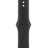 Pasek do Apple Watch (44/45/46/49mm) S/M Czarny Materiał Fluoroelastomer