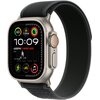 Pasek do Apple Watch (44/45/46/49mm) S/M Czarny (Tytan naturalny)