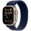 Pasek do Apple Watch (44/45/46/49mm) M/L Niebieski (Tytan naturalny)