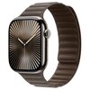 Pasek karbowany magnetyczny do Apple Watch (44/45/46/49mm) M/L Szaro-brązowy